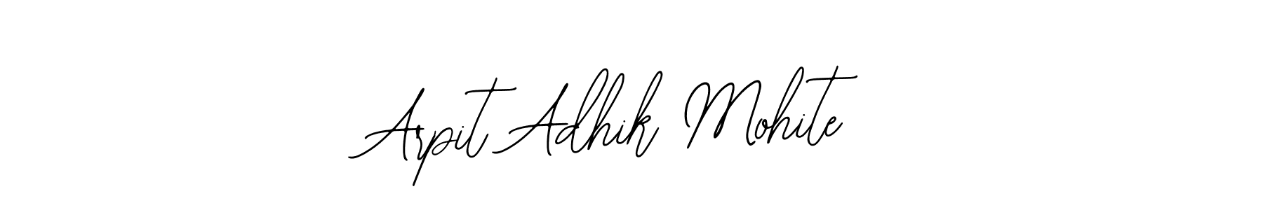 Arpit Adhik Mohite stylish signature style. Best Handwritten Sign (Bearetta-2O07w) for my name. Handwritten Signature Collection Ideas for my name Arpit Adhik Mohite. Arpit Adhik Mohite signature style 12 images and pictures png