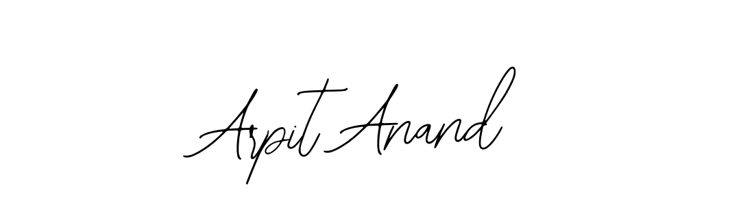 How to make Arpit Anand name signature. Use Bearetta-2O07w style for creating short signs online. This is the latest handwritten sign. Arpit Anand signature style 12 images and pictures png