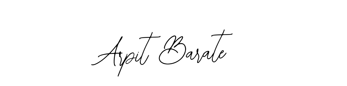 Also You can easily find your signature by using the search form. We will create Arpit Barate name handwritten signature images for you free of cost using Bearetta-2O07w sign style. Arpit Barate signature style 12 images and pictures png