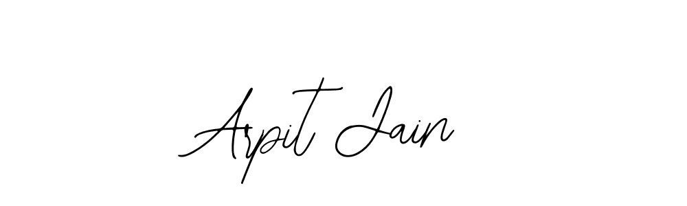 The best way (Bearetta-2O07w) to make a short signature is to pick only two or three words in your name. The name Arpit Jain include a total of six letters. For converting this name. Arpit Jain signature style 12 images and pictures png