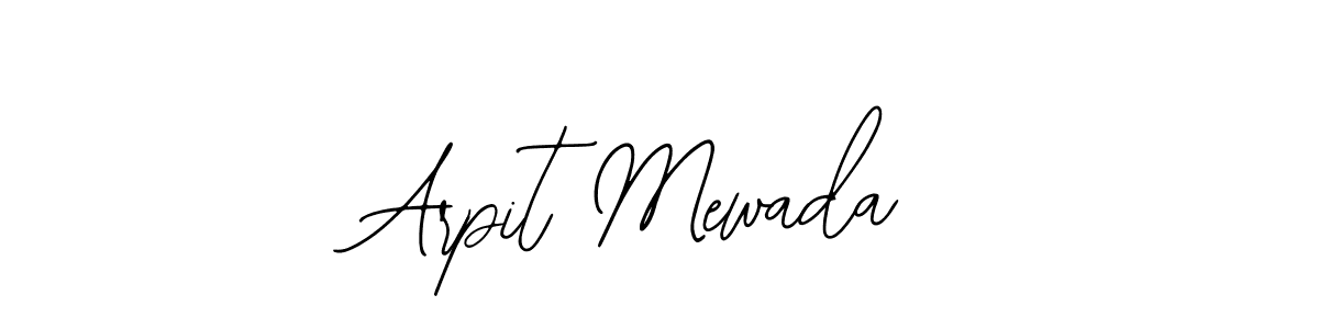 Arpit Mewada stylish signature style. Best Handwritten Sign (Bearetta-2O07w) for my name. Handwritten Signature Collection Ideas for my name Arpit Mewada. Arpit Mewada signature style 12 images and pictures png