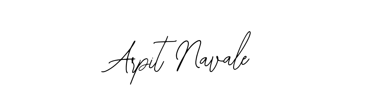Design your own signature with our free online signature maker. With this signature software, you can create a handwritten (Bearetta-2O07w) signature for name Arpit Navale. Arpit Navale signature style 12 images and pictures png