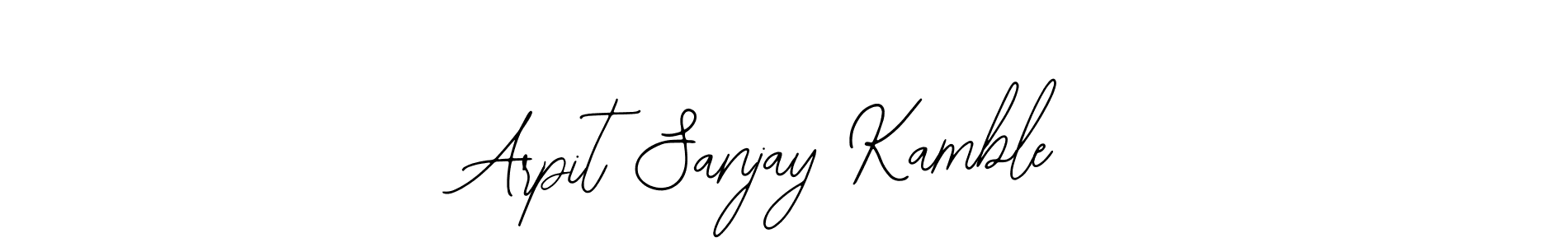 This is the best signature style for the Arpit Sanjay Kamble name. Also you like these signature font (Bearetta-2O07w). Mix name signature. Arpit Sanjay Kamble signature style 12 images and pictures png