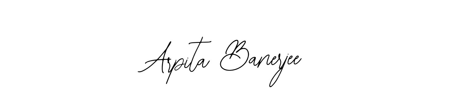 Design your own signature with our free online signature maker. With this signature software, you can create a handwritten (Bearetta-2O07w) signature for name Arpita Banerjee. Arpita Banerjee signature style 12 images and pictures png