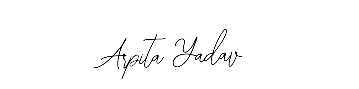if you are searching for the best signature style for your name Arpita Yadav. so please give up your signature search. here we have designed multiple signature styles  using Bearetta-2O07w. Arpita Yadav signature style 12 images and pictures png