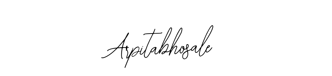 Design your own signature with our free online signature maker. With this signature software, you can create a handwritten (Bearetta-2O07w) signature for name Arpitabhosale. Arpitabhosale signature style 12 images and pictures png