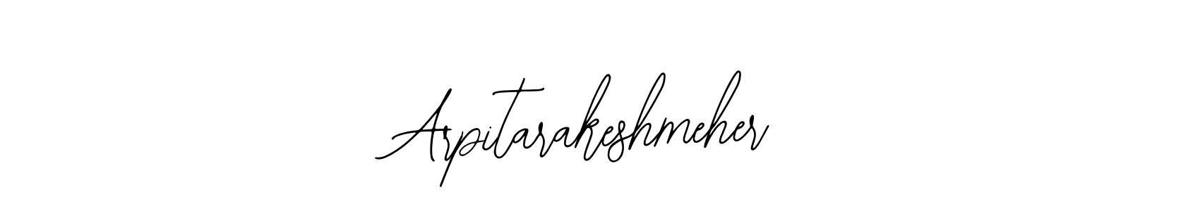 The best way (Bearetta-2O07w) to make a short signature is to pick only two or three words in your name. The name Arpitarakeshmeher include a total of six letters. For converting this name. Arpitarakeshmeher signature style 12 images and pictures png