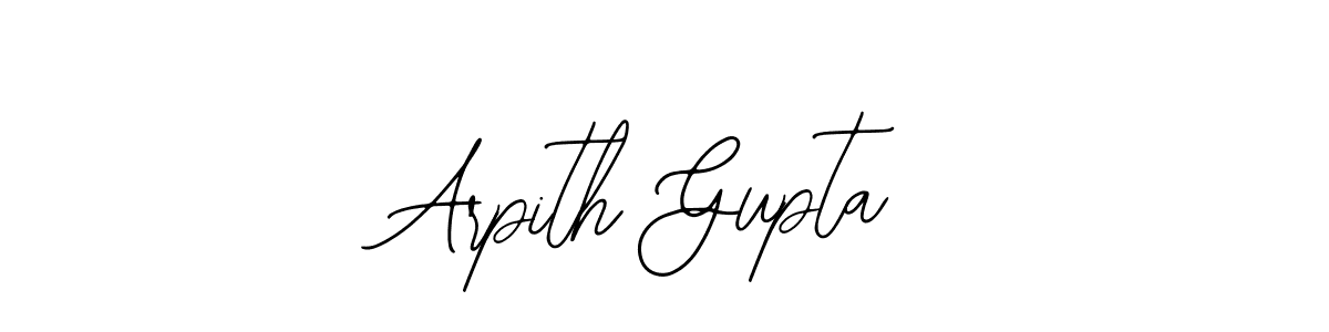 The best way (Bearetta-2O07w) to make a short signature is to pick only two or three words in your name. The name Arpith Gupta include a total of six letters. For converting this name. Arpith Gupta signature style 12 images and pictures png