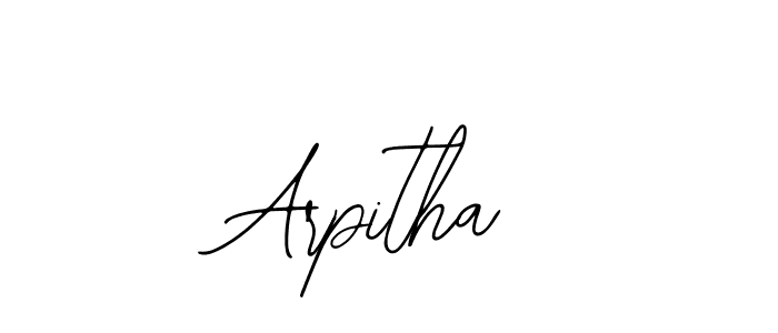It looks lik you need a new signature style for name Arpitha. Design unique handwritten (Bearetta-2O07w) signature with our free signature maker in just a few clicks. Arpitha signature style 12 images and pictures png