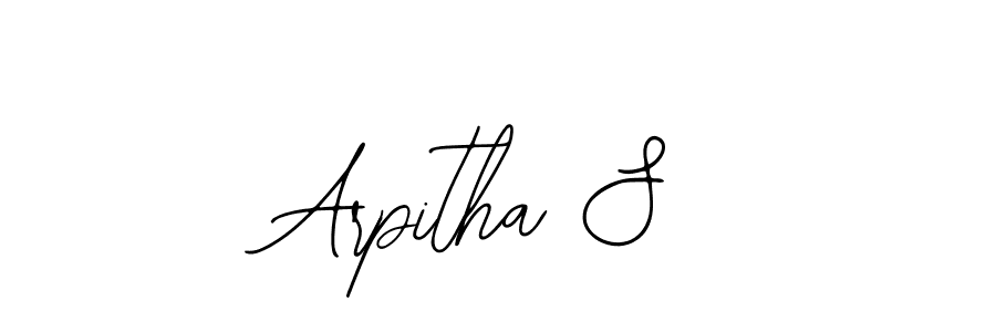 Design your own signature with our free online signature maker. With this signature software, you can create a handwritten (Bearetta-2O07w) signature for name Arpitha S. Arpitha S signature style 12 images and pictures png