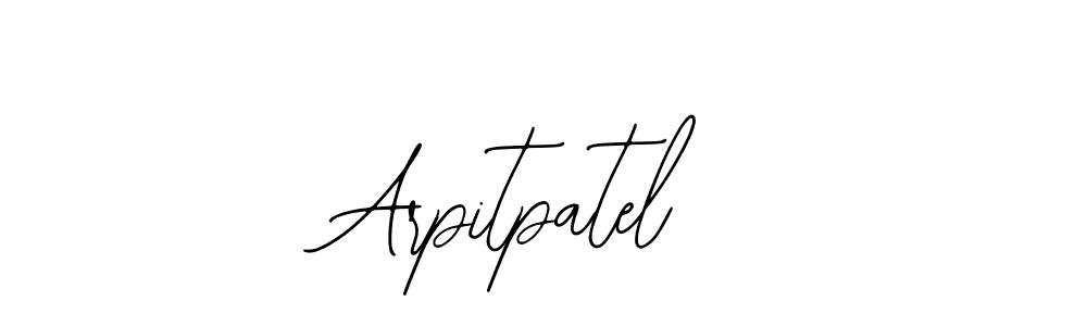 Design your own signature with our free online signature maker. With this signature software, you can create a handwritten (Bearetta-2O07w) signature for name Arpitpatel. Arpitpatel signature style 12 images and pictures png