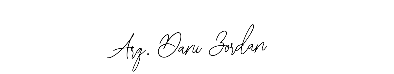 Create a beautiful signature design for name Arq. Dani Zordan. With this signature (Bearetta-2O07w) fonts, you can make a handwritten signature for free. Arq. Dani Zordan signature style 12 images and pictures png