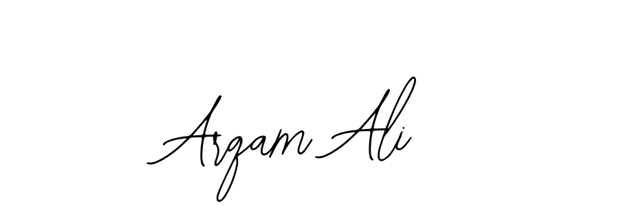 The best way (Bearetta-2O07w) to make a short signature is to pick only two or three words in your name. The name Arqam Ali include a total of six letters. For converting this name. Arqam Ali signature style 12 images and pictures png