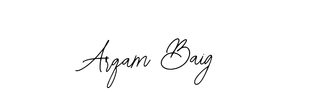 How to Draw Arqam Baig signature style? Bearetta-2O07w is a latest design signature styles for name Arqam Baig. Arqam Baig signature style 12 images and pictures png