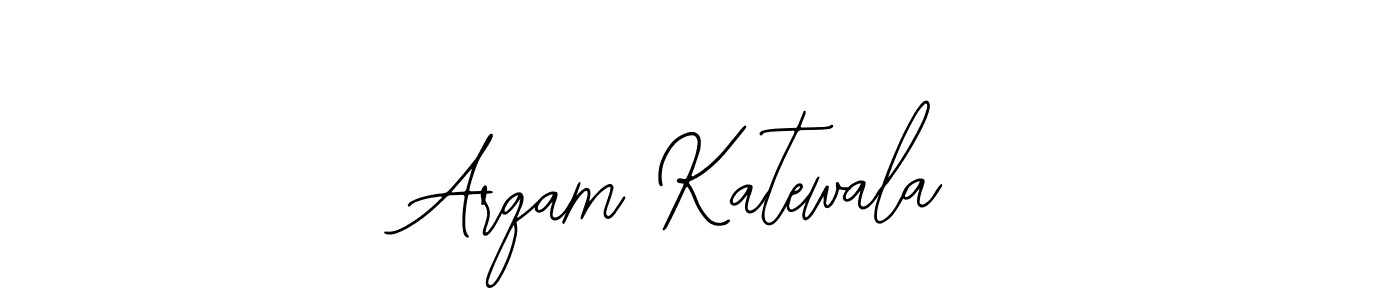 Also You can easily find your signature by using the search form. We will create Arqam Katewala name handwritten signature images for you free of cost using Bearetta-2O07w sign style. Arqam Katewala signature style 12 images and pictures png