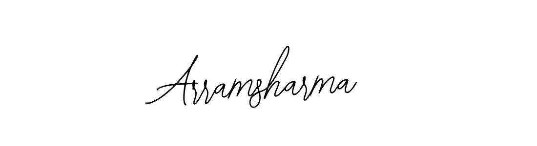 Create a beautiful signature design for name Arramsharma. With this signature (Bearetta-2O07w) fonts, you can make a handwritten signature for free. Arramsharma signature style 12 images and pictures png