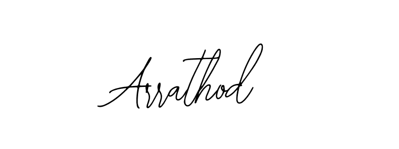 Make a beautiful signature design for name Arrathod. With this signature (Bearetta-2O07w) style, you can create a handwritten signature for free. Arrathod signature style 12 images and pictures png