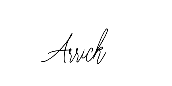 Make a beautiful signature design for name Arrick. With this signature (Bearetta-2O07w) style, you can create a handwritten signature for free. Arrick signature style 12 images and pictures png