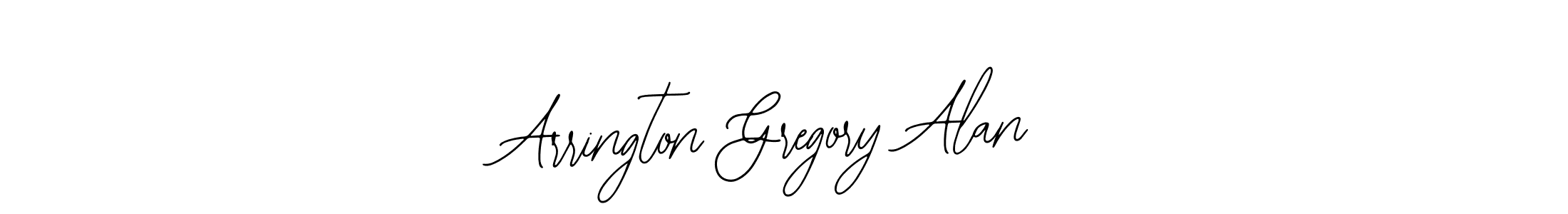 Arrington Gregory Alan stylish signature style. Best Handwritten Sign (Bearetta-2O07w) for my name. Handwritten Signature Collection Ideas for my name Arrington Gregory Alan. Arrington Gregory Alan signature style 12 images and pictures png