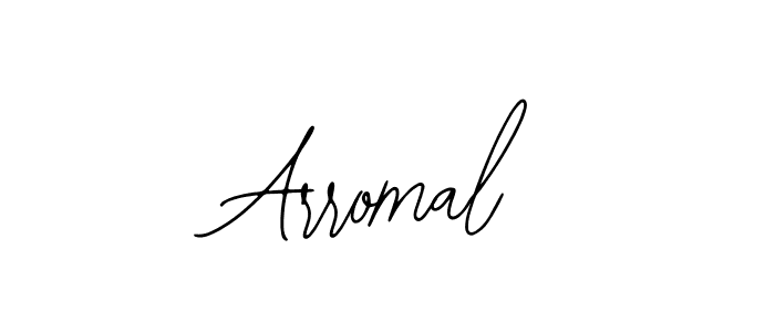 How to make Arromal signature? Bearetta-2O07w is a professional autograph style. Create handwritten signature for Arromal name. Arromal signature style 12 images and pictures png