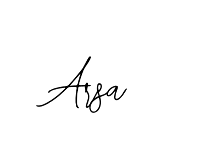 Make a beautiful signature design for name Arsa. Use this online signature maker to create a handwritten signature for free. Arsa signature style 12 images and pictures png