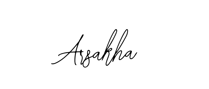 The best way (Bearetta-2O07w) to make a short signature is to pick only two or three words in your name. The name Arsakha include a total of six letters. For converting this name. Arsakha signature style 12 images and pictures png