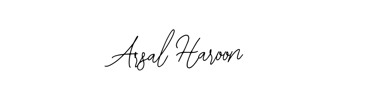 This is the best signature style for the Arsal Haroon name. Also you like these signature font (Bearetta-2O07w). Mix name signature. Arsal Haroon signature style 12 images and pictures png