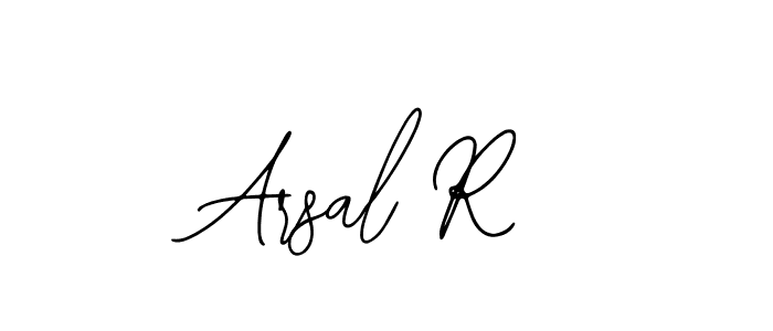 Make a beautiful signature design for name Arsal R. Use this online signature maker to create a handwritten signature for free. Arsal R signature style 12 images and pictures png