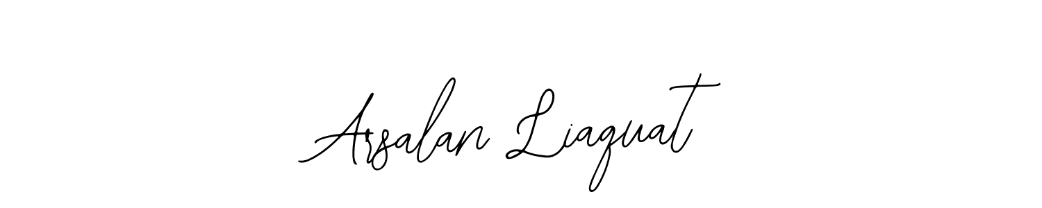 Use a signature maker to create a handwritten signature online. With this signature software, you can design (Bearetta-2O07w) your own signature for name Arsalan Liaquat. Arsalan Liaquat signature style 12 images and pictures png