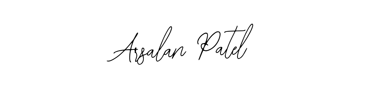This is the best signature style for the Arsalan Patel name. Also you like these signature font (Bearetta-2O07w). Mix name signature. Arsalan Patel signature style 12 images and pictures png