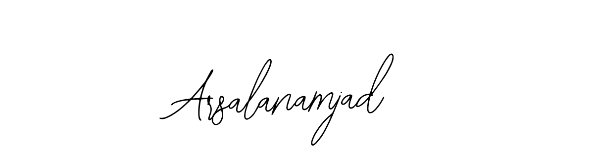 Similarly Bearetta-2O07w is the best handwritten signature design. Signature creator online .You can use it as an online autograph creator for name Arsalanamjad. Arsalanamjad signature style 12 images and pictures png