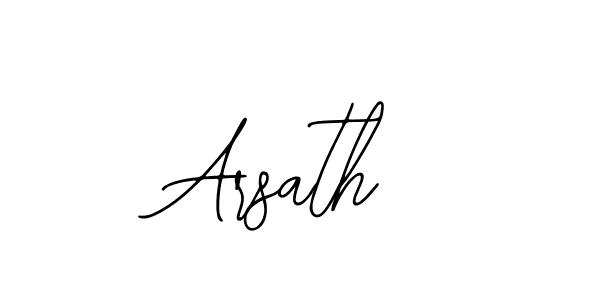 Create a beautiful signature design for name Arsath. With this signature (Bearetta-2O07w) fonts, you can make a handwritten signature for free. Arsath signature style 12 images and pictures png