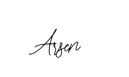 Also we have Arsen name is the best signature style. Create professional handwritten signature collection using Bearetta-2O07w autograph style. Arsen signature style 12 images and pictures png