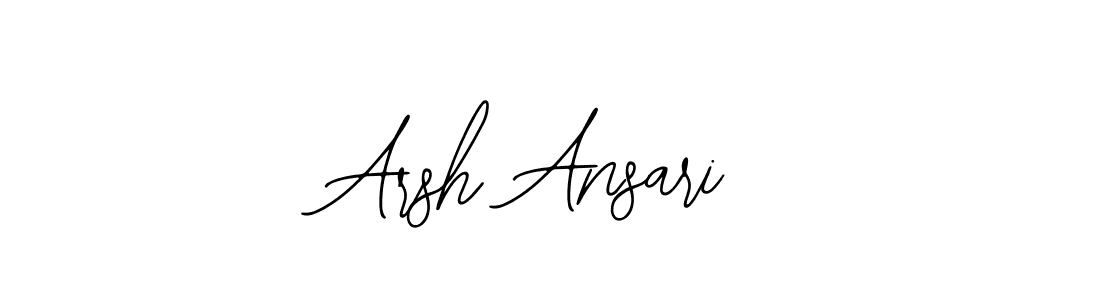 How to make Arsh Ansari signature? Bearetta-2O07w is a professional autograph style. Create handwritten signature for Arsh Ansari name. Arsh Ansari signature style 12 images and pictures png