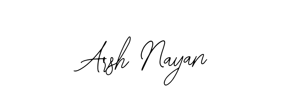 if you are searching for the best signature style for your name Arsh Nayan. so please give up your signature search. here we have designed multiple signature styles  using Bearetta-2O07w. Arsh Nayan signature style 12 images and pictures png