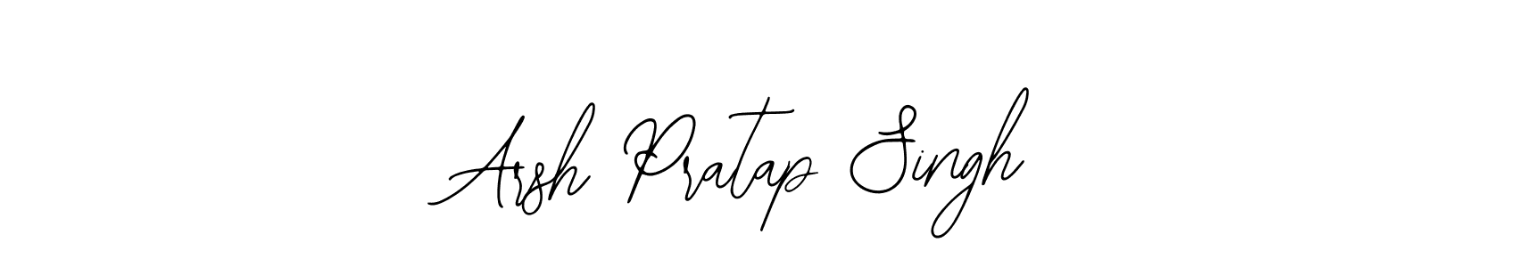 Also we have Arsh Pratap Singh name is the best signature style. Create professional handwritten signature collection using Bearetta-2O07w autograph style. Arsh Pratap Singh signature style 12 images and pictures png