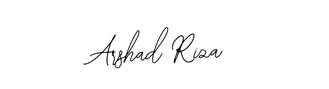 You should practise on your own different ways (Bearetta-2O07w) to write your name (Arshad Riza) in signature. don't let someone else do it for you. Arshad Riza signature style 12 images and pictures png