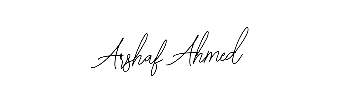 This is the best signature style for the Arshaf Ahmed name. Also you like these signature font (Bearetta-2O07w). Mix name signature. Arshaf Ahmed signature style 12 images and pictures png