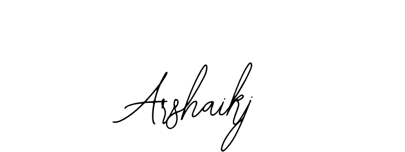 You can use this online signature creator to create a handwritten signature for the name Arshaikj. This is the best online autograph maker. Arshaikj signature style 12 images and pictures png