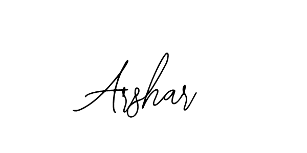 Use a signature maker to create a handwritten signature online. With this signature software, you can design (Bearetta-2O07w) your own signature for name Arshar. Arshar signature style 12 images and pictures png