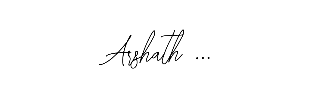 Arshath ... stylish signature style. Best Handwritten Sign (Bearetta-2O07w) for my name. Handwritten Signature Collection Ideas for my name Arshath .... Arshath ... signature style 12 images and pictures png