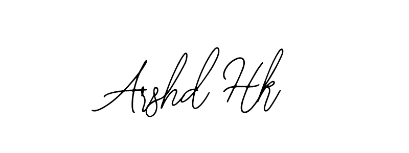 It looks lik you need a new signature style for name Arshd Hk. Design unique handwritten (Bearetta-2O07w) signature with our free signature maker in just a few clicks. Arshd Hk signature style 12 images and pictures png