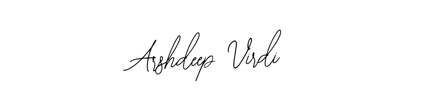 You can use this online signature creator to create a handwritten signature for the name Arshdeep Virdi. This is the best online autograph maker. Arshdeep Virdi signature style 12 images and pictures png