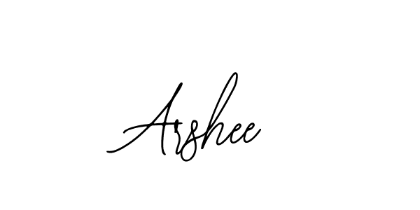 Design your own signature with our free online signature maker. With this signature software, you can create a handwritten (Bearetta-2O07w) signature for name Arshee. Arshee signature style 12 images and pictures png