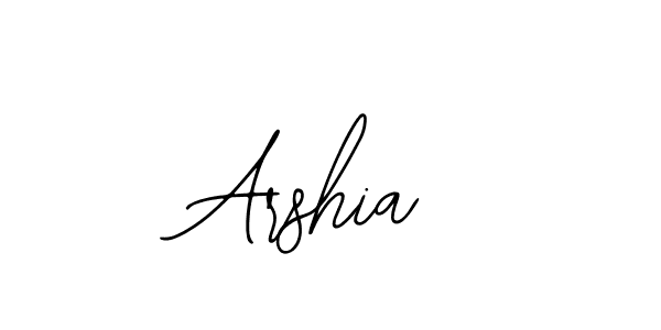 Design your own signature with our free online signature maker. With this signature software, you can create a handwritten (Bearetta-2O07w) signature for name Arshia. Arshia signature style 12 images and pictures png