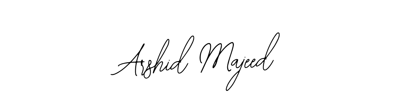 This is the best signature style for the Arshid Majeed name. Also you like these signature font (Bearetta-2O07w). Mix name signature. Arshid Majeed signature style 12 images and pictures png