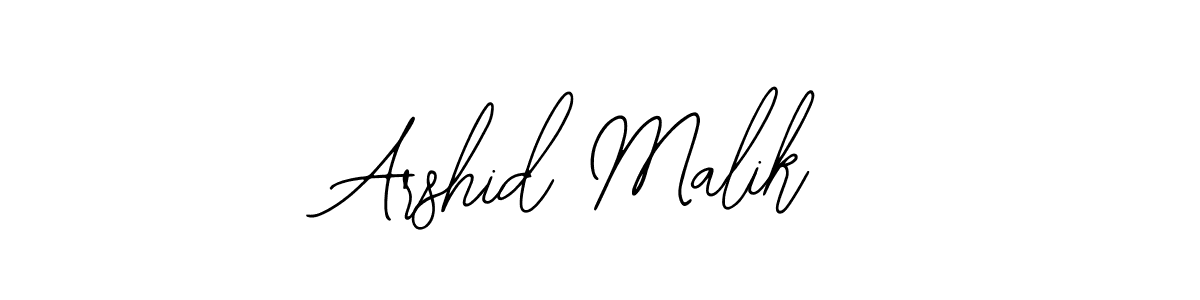 Also You can easily find your signature by using the search form. We will create Arshid Malik name handwritten signature images for you free of cost using Bearetta-2O07w sign style. Arshid Malik signature style 12 images and pictures png