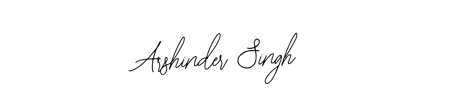 Use a signature maker to create a handwritten signature online. With this signature software, you can design (Bearetta-2O07w) your own signature for name Arshinder Singh. Arshinder Singh signature style 12 images and pictures png