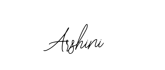 Also we have Arshini name is the best signature style. Create professional handwritten signature collection using Bearetta-2O07w autograph style. Arshini signature style 12 images and pictures png