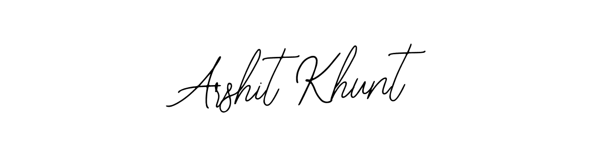 Check out images of Autograph of Arshit Khunt name. Actor Arshit Khunt Signature Style. Bearetta-2O07w is a professional sign style online. Arshit Khunt signature style 12 images and pictures png
